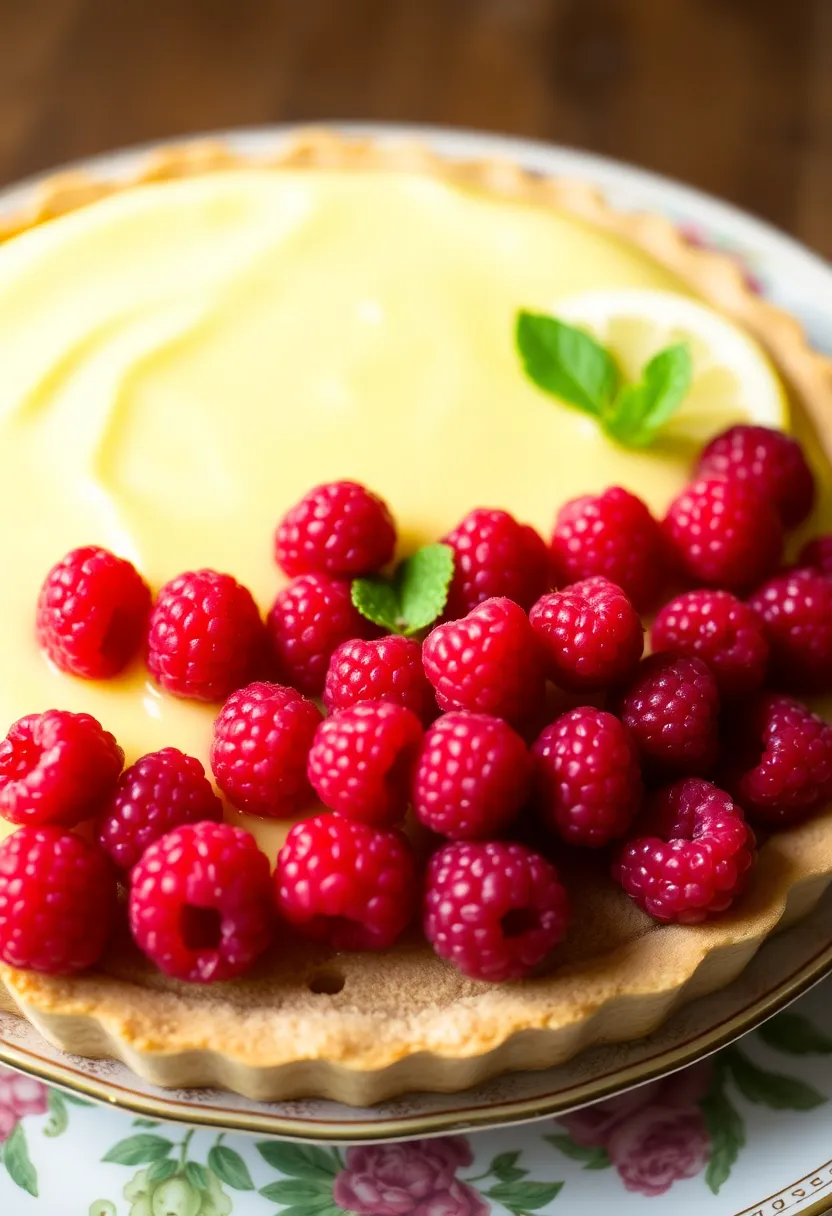 30 Recipes with Lemon Juice Fresh and Zesty Citrus Infused Desserts 27. Lemon Raspberry Tart