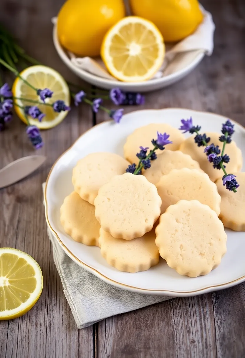 30 Recipes with Lemon Juice Fresh and Zesty Citrus Infused Desserts 30. Lemon and Lavender Shortbread Cookies