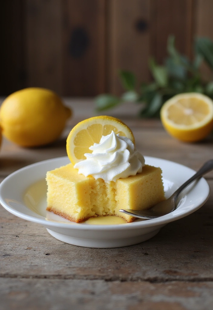 30 Recipes with Lemon Juice Fresh and Zesty Citrus Infused Desserts 4. Lemon Pudding Cake