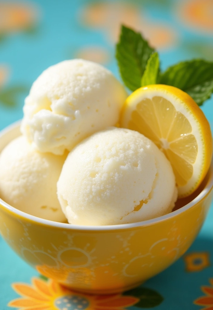 30 Recipes with Lemon Juice Fresh and Zesty Citrus Infused Desserts 5. Lemon Coconut Sorbet