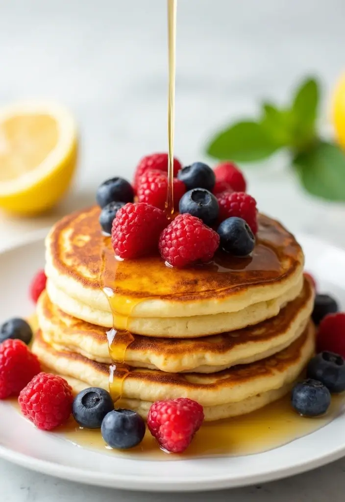 30 Recipes with Lemon Juice Fresh and Zesty Citrus Infused Desserts 6. Lemon Ricotta Pancakes