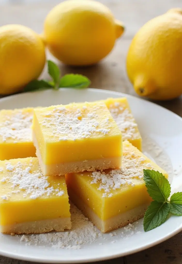 30 Recipes with Lemon Juice Fresh and Zesty Citrus Infused Desserts 8. Lemon Bars