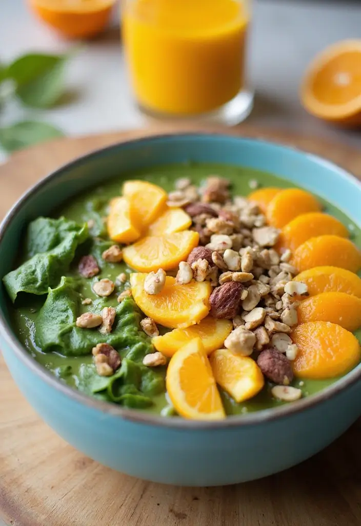 30 Recipes with Orange Juice That Always Impress - 1. Orange Juice Smoothie Bowl