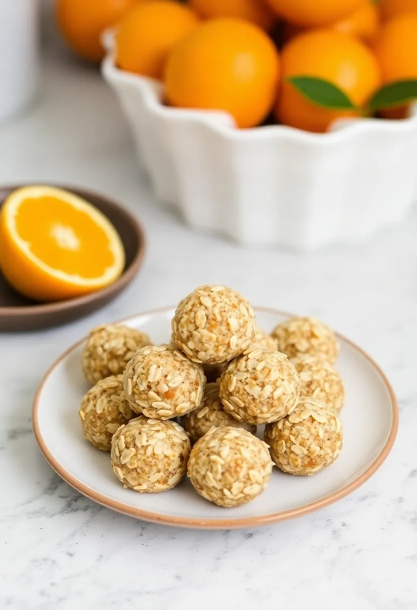 30 Recipes with Orange Juice That Always Impress - 11. Orange Juice Energy Balls