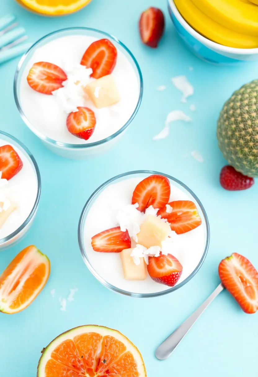 30 Recipes with Orange Juice That Always Impress - 13. Orange Juice Coconut Pudding