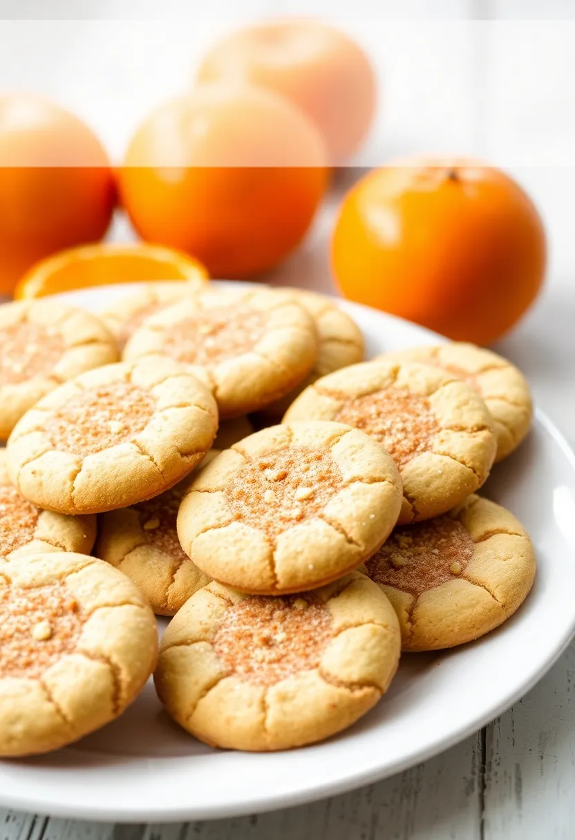 30 Recipes with Orange Juice That Always Impress - 20. Orange Juice Snickerdoodle Cookies