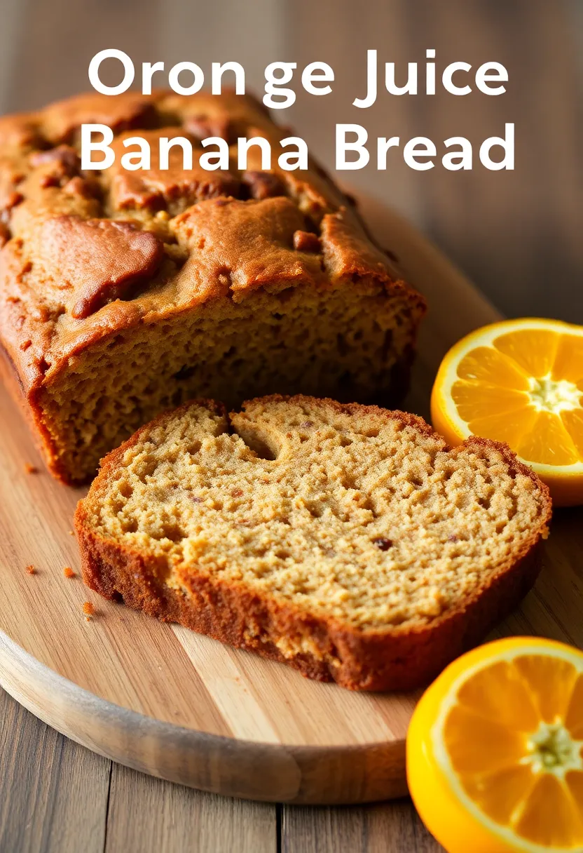 30 Recipes with Orange Juice That Always Impress - 21. Orange Juice Banana Bread