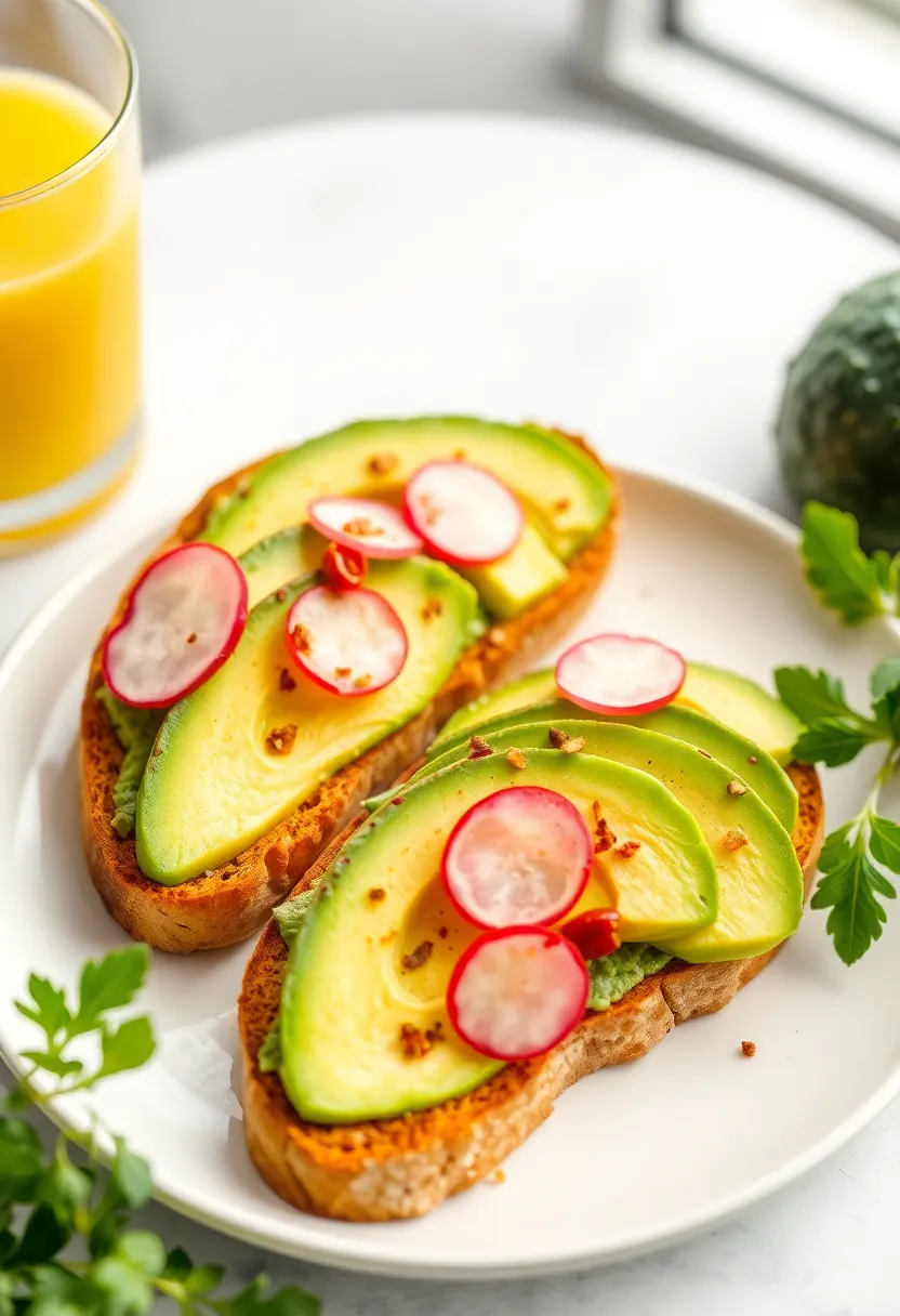 30 Recipes with Orange Juice That Always Impress - 22. Orange Juice and Avocado Toast