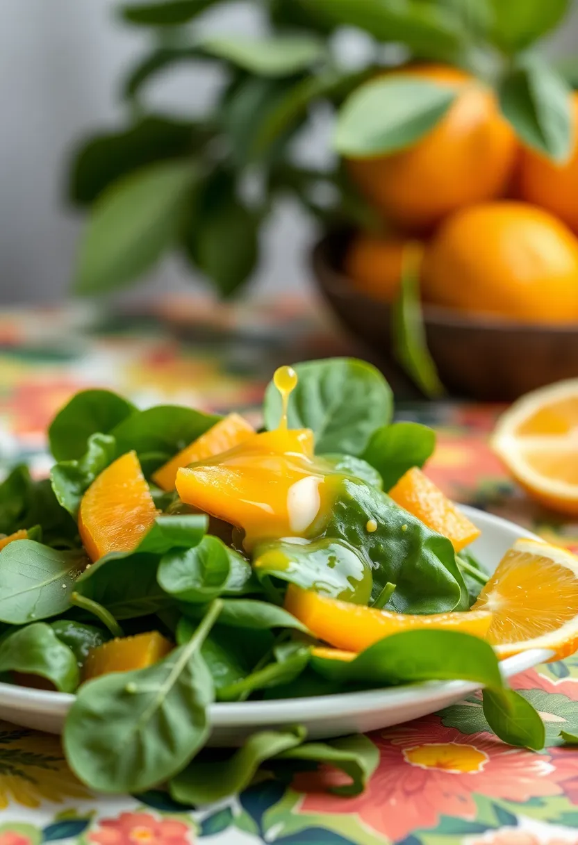 30 Recipes with Orange Juice That Always Impress - 29. Orange Juice and Spinach Salad