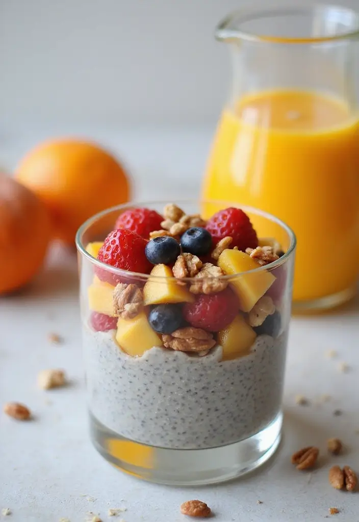 30 Recipes with Orange Juice That Always Impress - 4. Orange Juice Chia Pudding