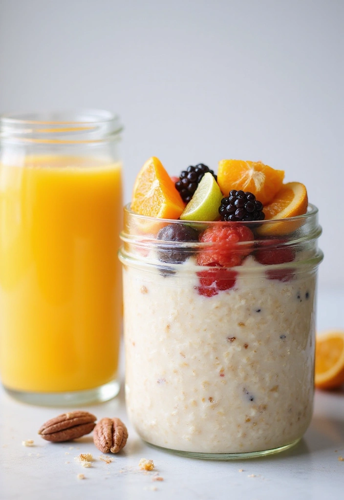 30 Recipes with Orange Juice That Always Impress - 5. Orange Juice Overnight Oats