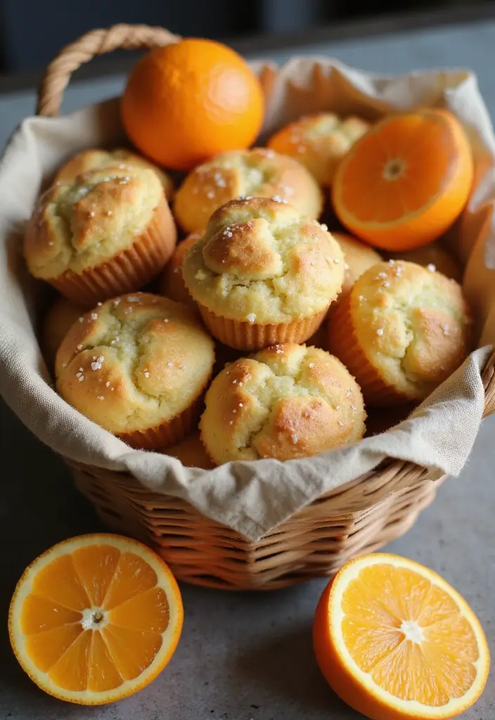 30 Recipes with Orange Juice That Always Impress - 9. Orange Juice Muffins