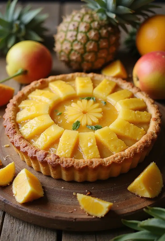 30 Recipes with Pineapple Juice Tropical and Sweet Delights 16. Pineapple Tart