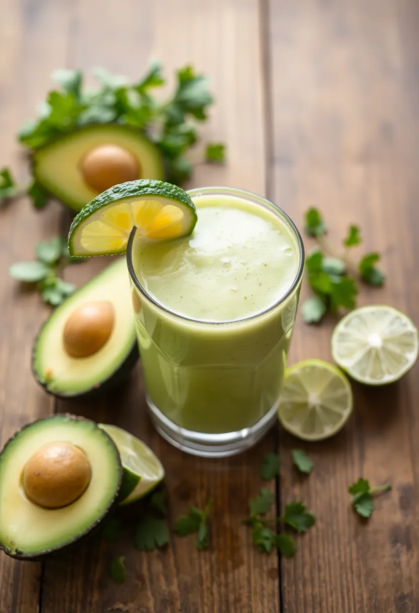 30 Seven Day Juice Cleanse Recipes for a Fresh Start 21. Avocado Lime Smoothie