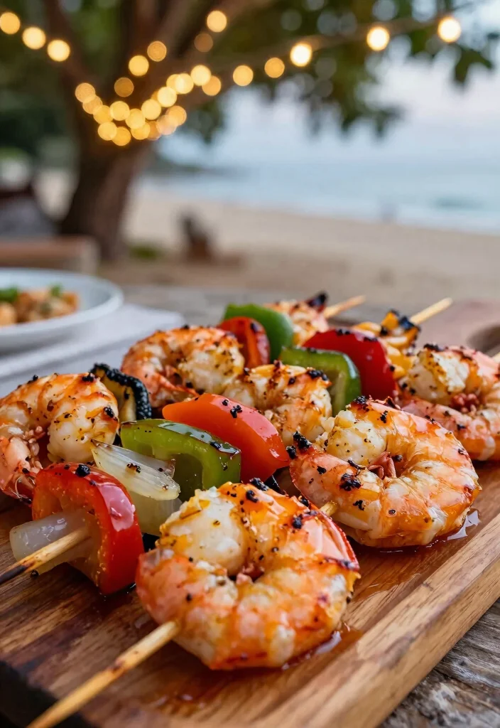 10 Beach Dinner Recipes for Relaxed Summer Nights 1. Grilled Citrus Shrimp Skewers 0