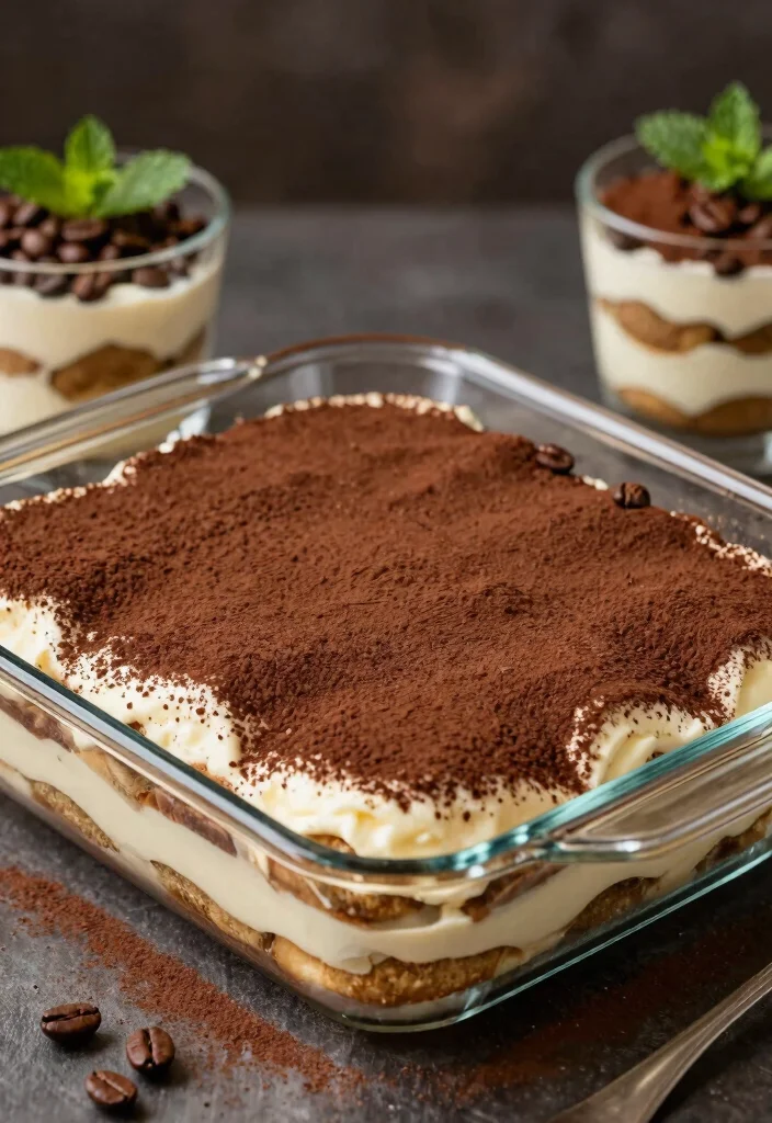10 Cream Dessert Recipes for Rich Smooth Sweet Treats 4. No Bake Tiramisu 0