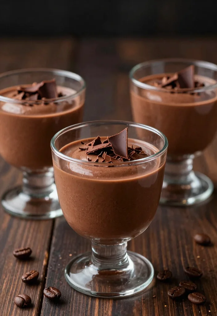 10 Cream Dessert Recipes for Rich Smooth Sweet Treats 9. Rich Mocha Mousse 0
