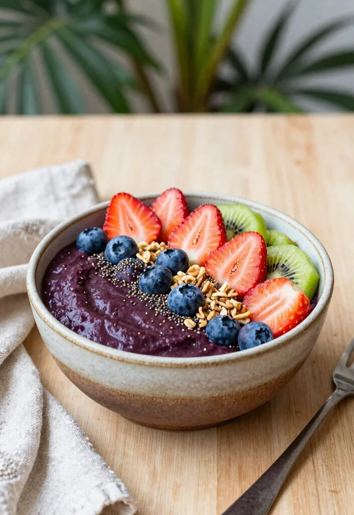 10 Easy Vegan Brunch Recipes for Relaxed Weekends 1. Colorful Acai Bowl 0