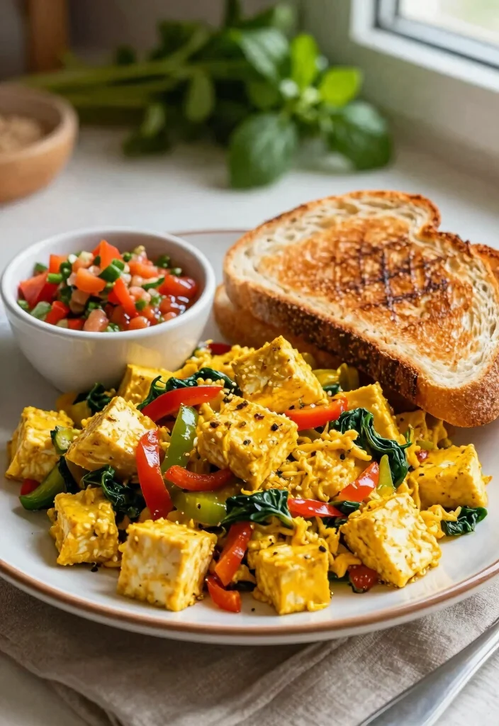 10 Easy Vegan Brunch Recipes for Relaxed Weekends 7. Tofu Scramble 0