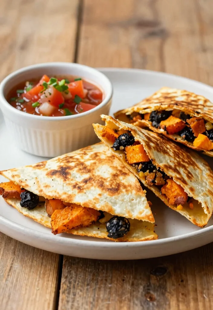10 Fastest Dinner Recipes for Busy Weeknights - 10. Sweet Potato & Black Bean Quesadillas 1