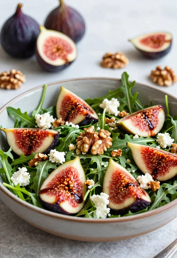 10 Fig Dinner Recipes for Sweet Savory Balance 1. Fig and Goat Cheese Salad 0