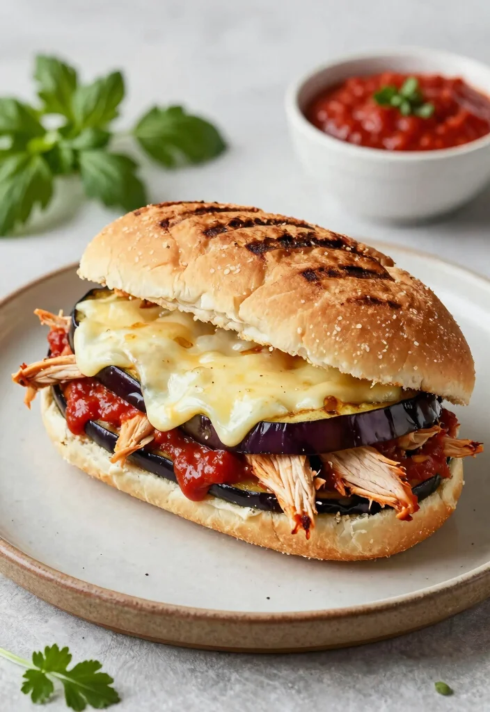 10 Keto Chicken Sandwich Recipes for Low Carb Comfort 10. Eggplant Chicken Parmesan Sandwich 0
