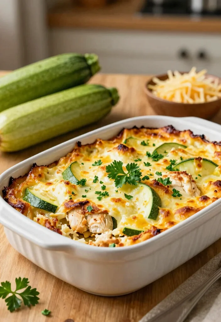 10 Keto Chicken Zucchini Recipes for Easy Low Carb Meals 1. Cheesy Chicken Zucchini Casserole 0