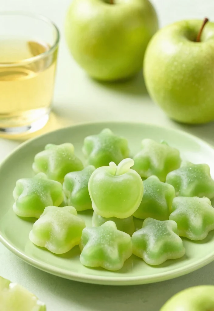 10 Keto Gummy Recipes Using Gelatin for Sweet Treats 3. Green Apple Keto Gummies 0