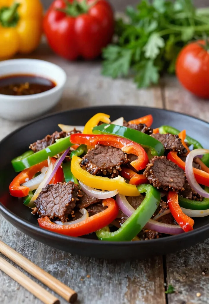 10 Keto Round Steak Crock Pot Recipes for Tender Dinners 2. Keto Round Steak Stir Fry with Bell Peppers 0