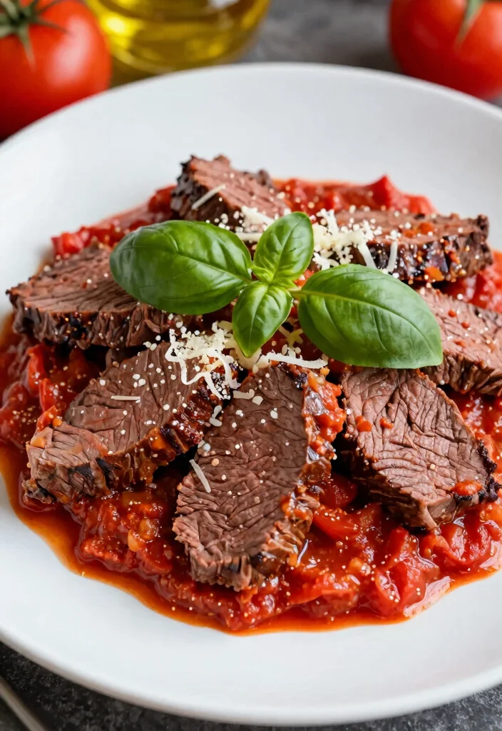 10 Keto Round Steak Crock Pot Recipes for Tender Dinners 8. Italian Round Steak with Marinara 0