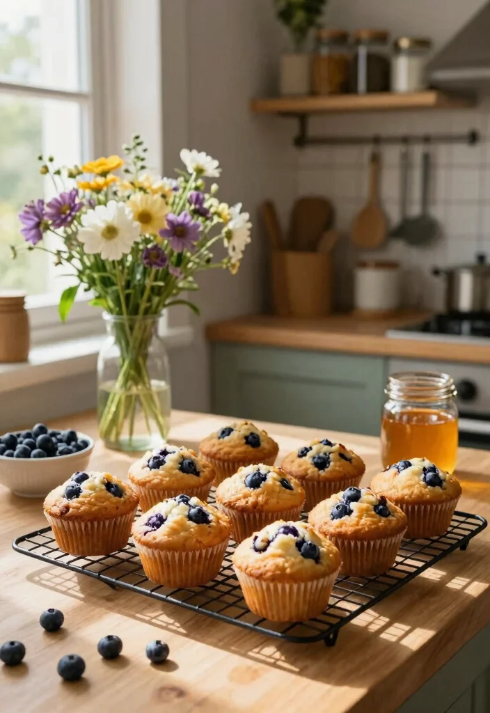 10 Low Calorie Healthy Blueberry Recipes for Sweet Balance 2. Healthy Blueberry Muffins 0