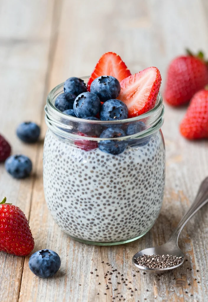 10 Low Carb Vegan Breakfast Recipes for Light Mornings 2. Berry Chia Pudding 0