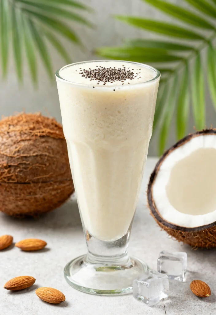 10 Low Carb Vegan Breakfast Recipes for Light Mornings 4. Coconut Almond Smoothie 0