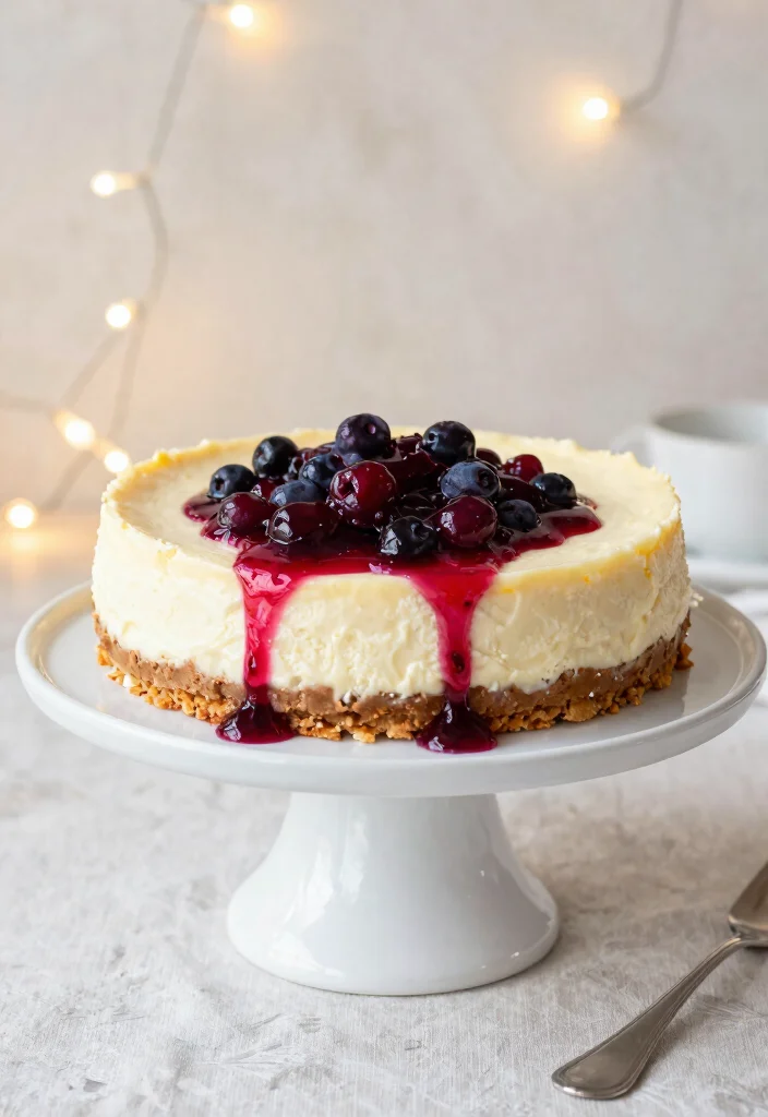 10 New Years Dessert Recipes for a Festive Finish 7. Vegan Cheesecake 0