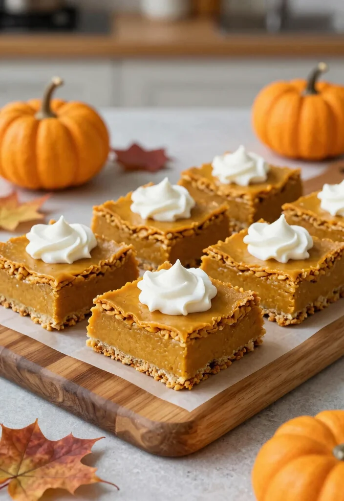 10 New Years Dessert Recipes for a Festive Finish 8. Pumpkin Pie Bars 0