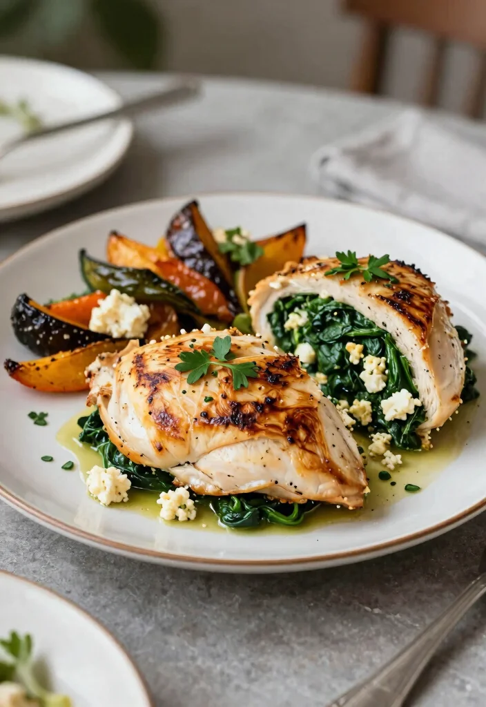 10 Squeaky Clean Keto Recipes for Pure Ingredients 6. Spinach and Feta Stuffed Chicken 0