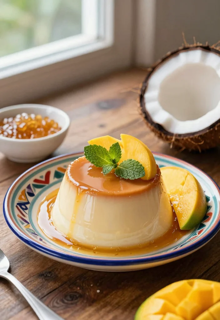 10 Vegan Mexican Dessert Recipes with Bold Sweet Flavor 1. Coconut Flan 0
