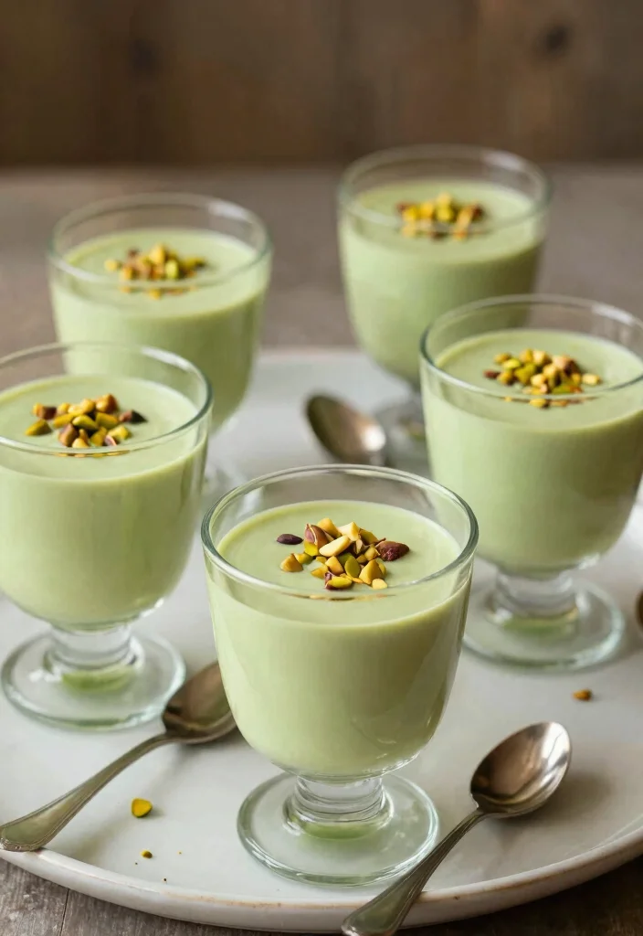 10 Vegan Pistachio Recipes for Rich Nutty Dishes 10. Pistachio Pudding Cups 0