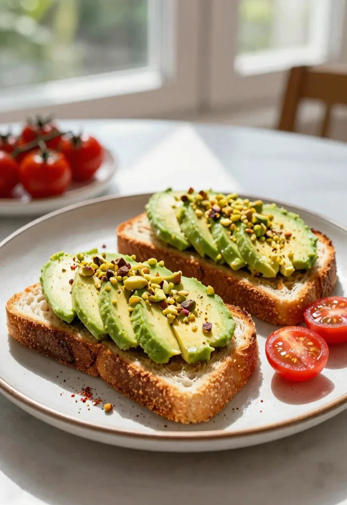 10 Vegan Pistachio Recipes for Rich Nutty Dishes 2. Pistachio Crusted Avocado Toast 0