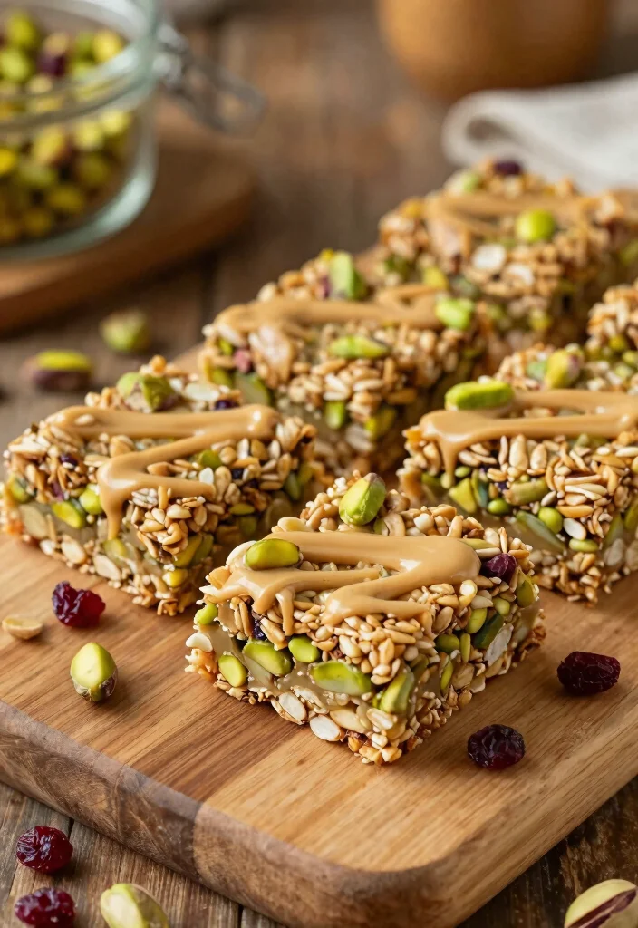 10 Vegan Pistachio Recipes for Rich Nutty Dishes 6. Pistachio Granola Bars 0