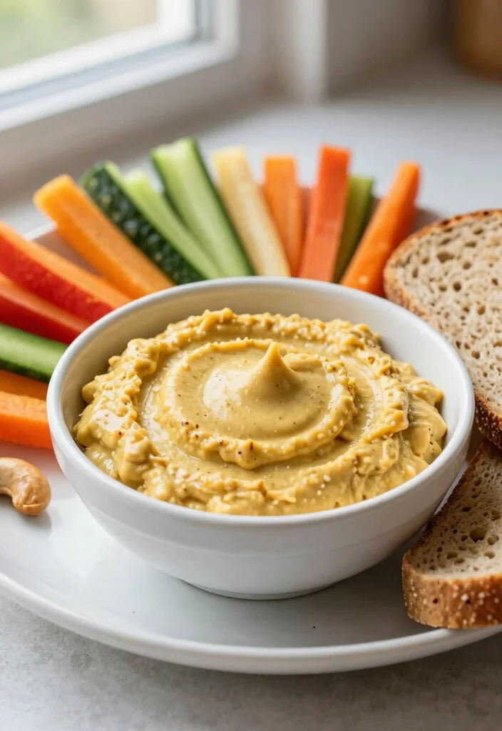10 Vegan Sandwich Spread Recipes for Quick Meals 3. Tangy Mustard Cashew Spread 0