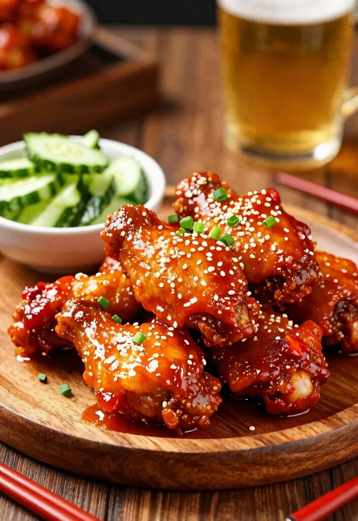 12 Asian Chicken Dinner Recipes with Bold Flavor 1. Spicy Korean Chicken Wings 0