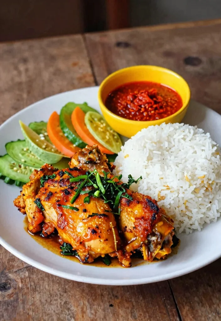 12 Asian Chicken Dinner Recipes with Bold Flavor 4. Indonesian Spicy Grilled Chicken Ayam Penyet 0