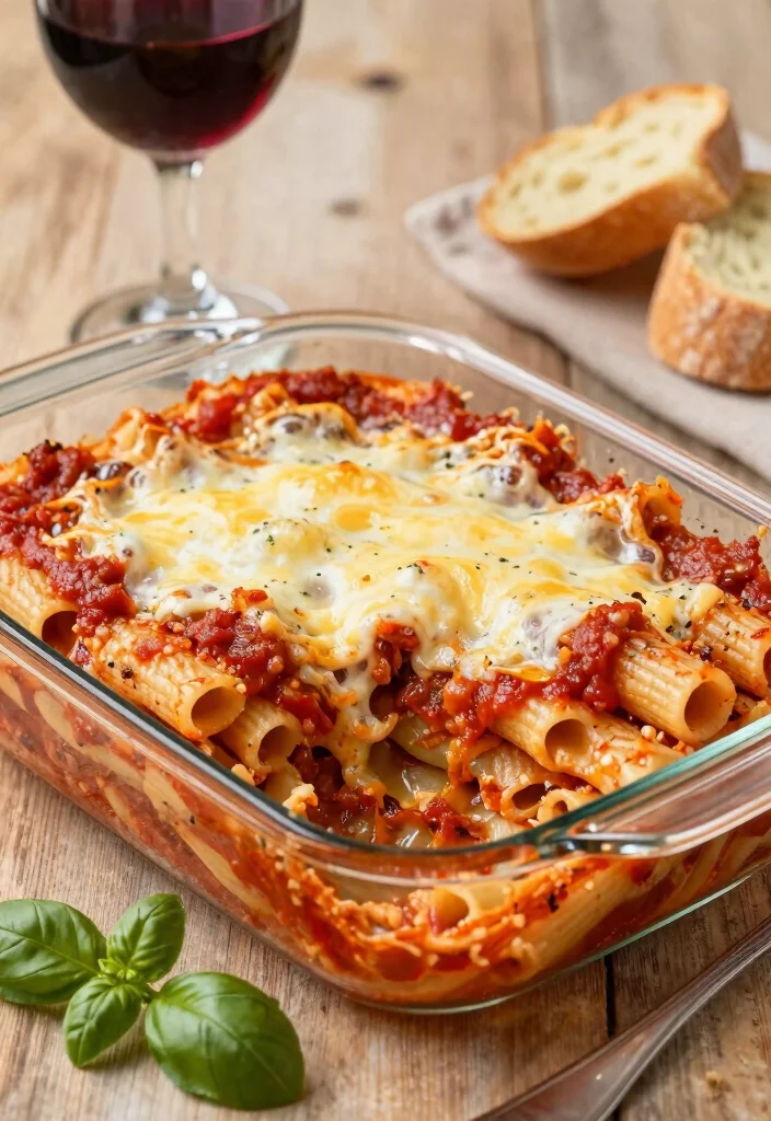12 Dump and Bake Dinner Recipes for Easy Nights 10. Baked Ziti 0