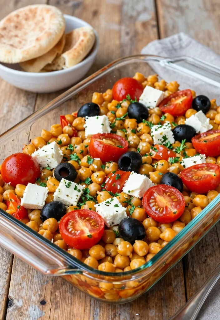 12 Dump and Bake Dinner Recipes for Easy Nights 12. Mediterranean Chickpea Bake 0