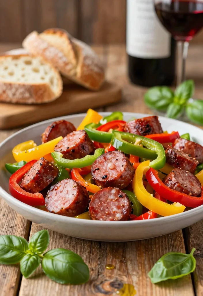12 Dump and Bake Dinner Recipes for Easy Nights 2. Italian Sausage and Peppers Bake 0