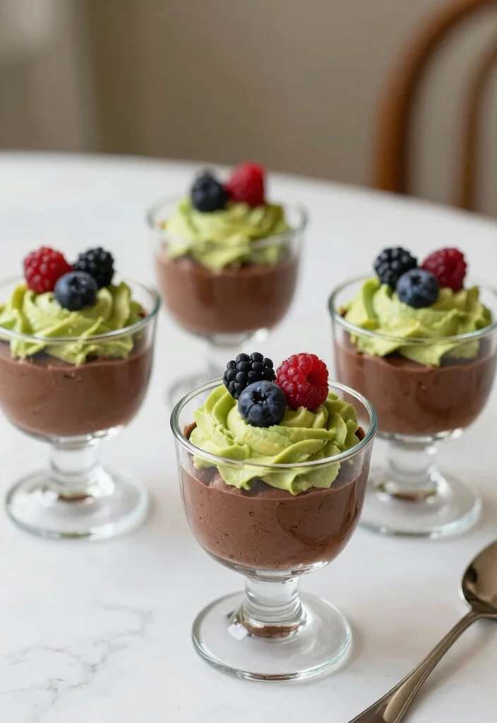12 Fresh Fruit Dessert Recipes for Light Natural Sweetness 11. Avocado Chocolate Mousse 0