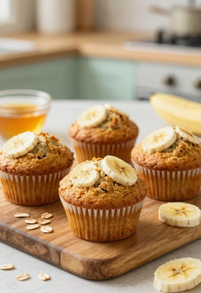 12 Healthy Baked Breakfast Recipes for Easy Mornings 1. Gluten Free Banana Oat Muffins 0