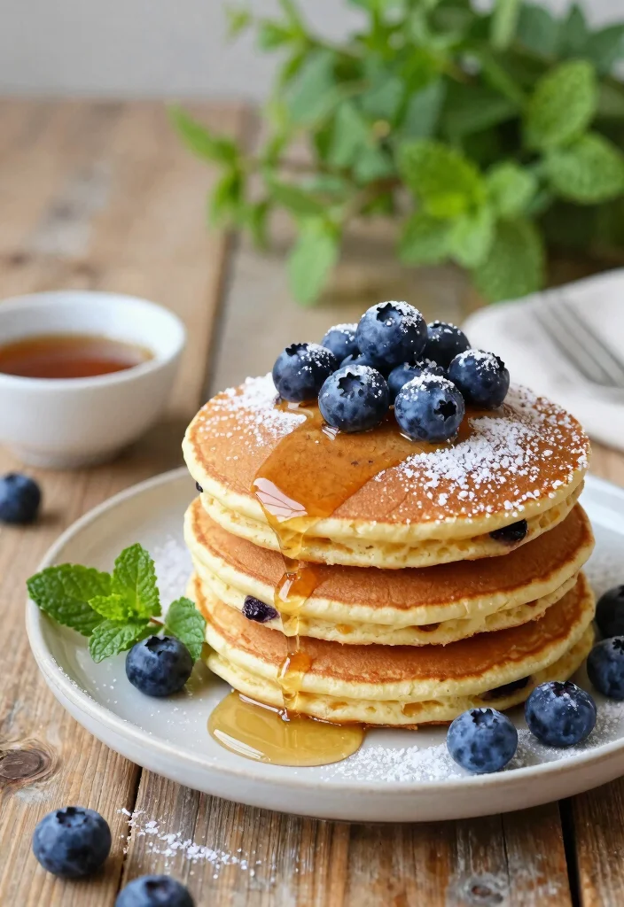 12 Healthy Baked Breakfast Recipes for Easy Mornings 3. Blueberry Almond Flour Pancakes 0