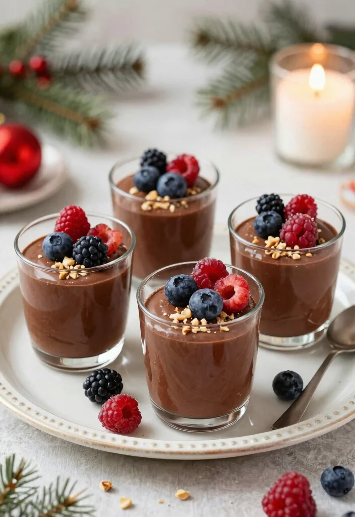 12 Healthy Christmas Dinner Recipes for a Lighter Holiday 10. Vegan Chocolate Mousse 0